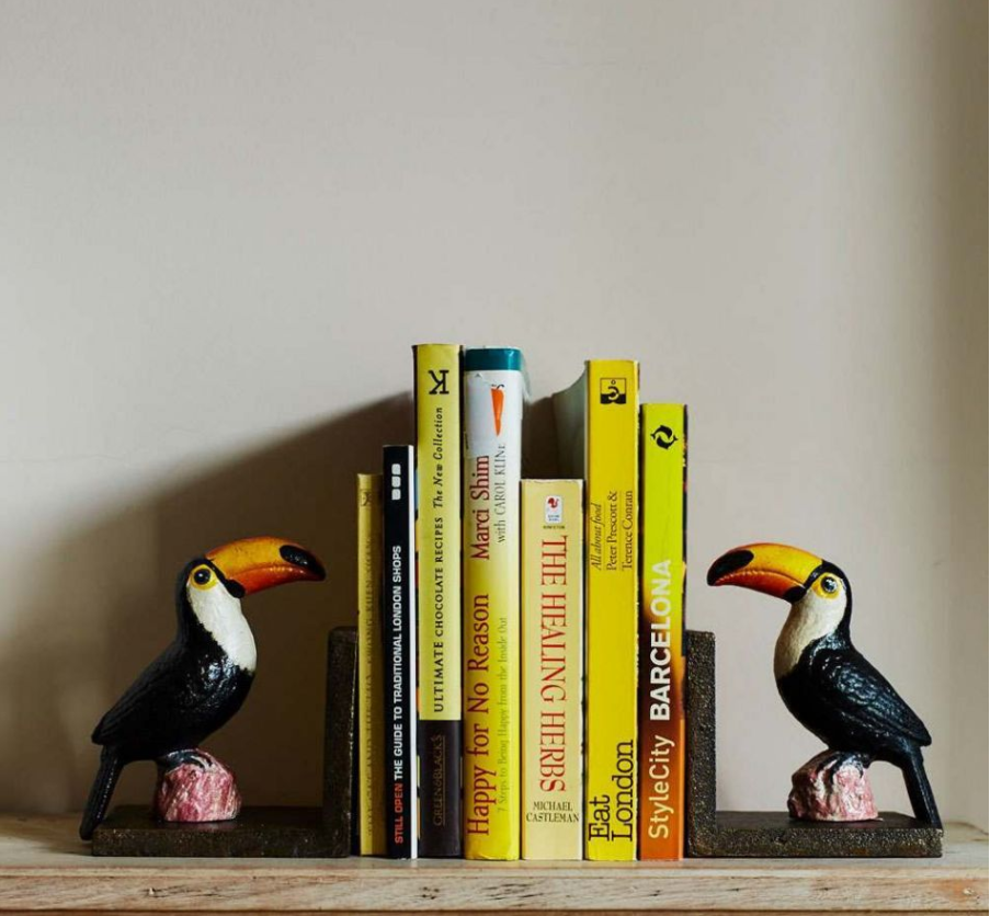 Gifts for book lovers - Toucan bookends
